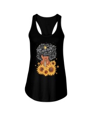 God says you are Ladies Flowy Tank tile