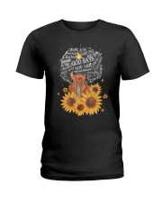 God says you are Ladies T-Shirt tile