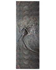Dinosaur Fossil Metal Pattern Printed Yoga Mat 24x70 (vertical) front