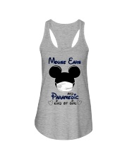 Mouse ears and paramedic of girl Ladies Flowy Tank tile