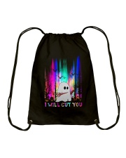 I will cut you Drawstring Bag tile