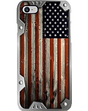America Metal pattern print Phone Case i-phone-8-case