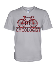 Cycologist Buffalo Plaid V-Neck T-Shirt tile