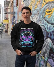 Cystic fibrosis is a journey Crewneck Sweatshirt lifestyle-unisex-sweatshirt-front-2