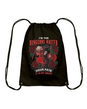 Peace love skull Drawstring Bag tile