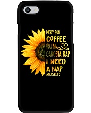 Messy bun Phone Case tile