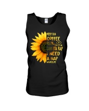 Messy bun Unisex Tank tile