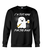 I'm just here for the boos Crewneck Sweatshirt tile