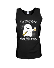 I'm just here for the boos Unisex Tank tile