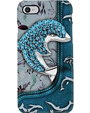 Love Dolphins - Pattern Print Phone Case i-phone-8-case