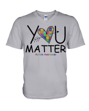 You matter V-Neck T-Shirt tile