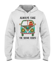 Always take the scenic route Hooded Sweatshirt tile