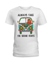 Always take the scenic route Ladies T-Shirt tile