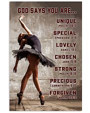 God says you are 11x17 Poster front