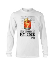 Stop staring my cocktail Long Sleeve Tee tile