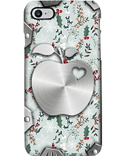 Merry Christmas Metal Pattern Print Phone Case i-phone-8-case