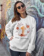 Let your faith be bigger than your fear Crewneck Sweatshirt lifestyle-unisex-sweatshirt-front-3