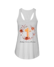 Let your faith be bigger than your fear Ladies Flowy Tank tile