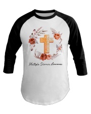 Let your faith be bigger than your fear Baseball Tee tile