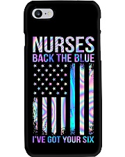 Nurse back the blue Phone Case tile