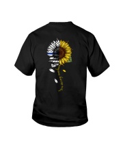 Police sunflower- Blue line - You are my sunshine Youth T-Shirt tile
