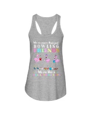 We are more than bowling friends Ladies Flowy Tank tile