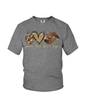 Peace love brown sugar Youth T-Shirt tile