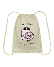 Be kind to ya mind Drawstring Bag tile