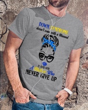 Down Syndrome Mom Classic T-Shirt lifestyle-mens-crewneck-front-4