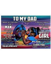 To my dad 17x11 Poster front