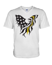 American dispatcher V-Neck T-Shirt tile