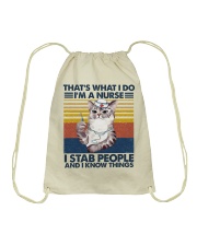 That's what I do Drawstring Bag tile