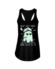 Night shift nurse Ladies Flowy Tank tile