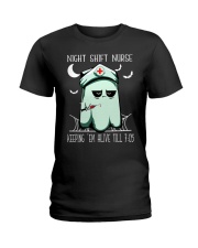 Night shift nurse Ladies T-Shirt tile