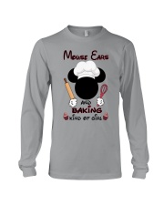Mouse ears and baking kind of girl Long Sleeve Tee tile