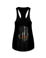 Native American flag Ladies Flowy Tank tile