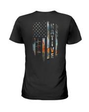 Native American flag Ladies T-Shirt back