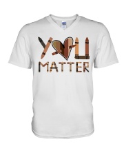 You matter V-Neck T-Shirt tile