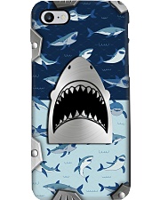 Shark Metal pattern print Phone Case i-phone-8-case
