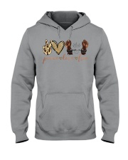 Peace love Hooded Sweatshirt tile