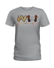 Peace love Ladies T-Shirt tile