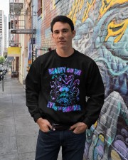 Beauty in the eyes of beholder Crewneck Sweatshirt lifestyle-unisex-sweatshirt-front-2