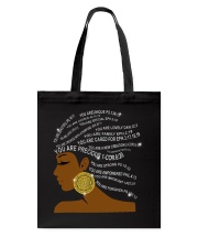 God say you are Tote Bag tile