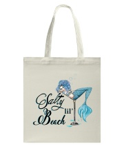 Salty lil beach Tote Bag tile
