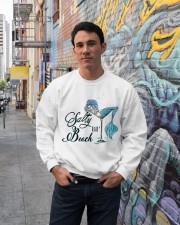 Salty lil beach Crewneck Sweatshirt lifestyle-unisex-sweatshirt-front-2