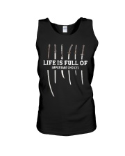 Life Is Full Of Important Choices Unisex Tank tile