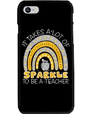 It takes a lot of sparkle to be a teacher Phone Case tile