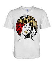 African V-Neck T-Shirt tile