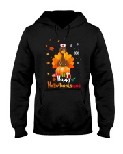 Happy hallothanksmas Hooded Sweatshirt tile