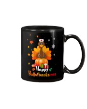 Happy hallothanksmas Mug tile